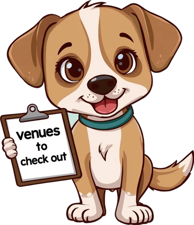 cute dog venue checker waggy wedding events