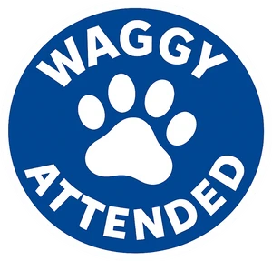 waggy attended badge